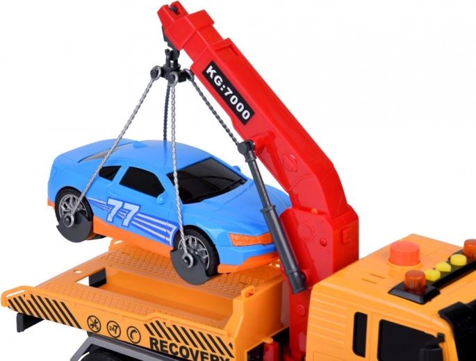 Grúa con sistema de bombeo