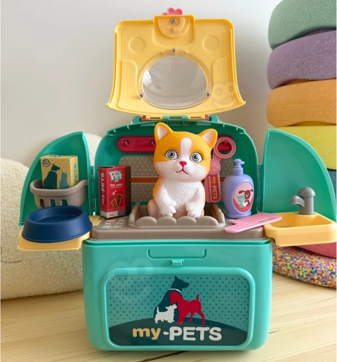 Mini salón de belleza para la mascota