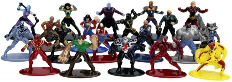 20 personajes únicos en un solo set