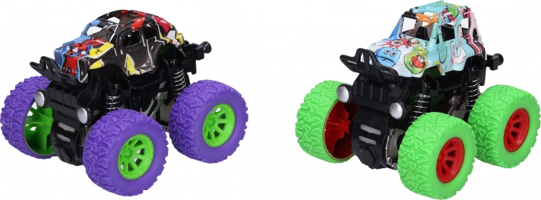 Grandes ruedas todoterreno y chasis alto