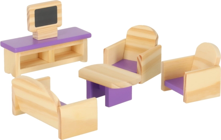 Salón y cocina con estilo