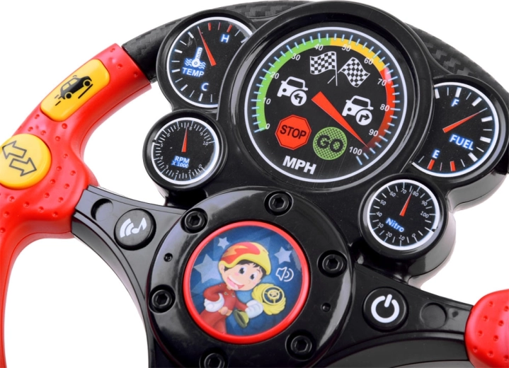 Conducción realista con sonidos y luces