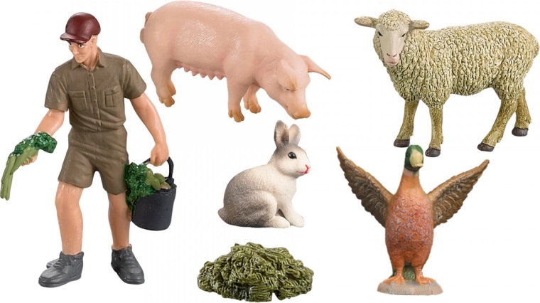 Granja variada en un solo set