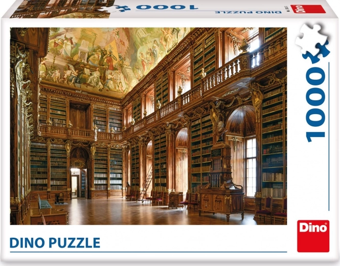 Motivo realista y rico de una biblioteca histórica
