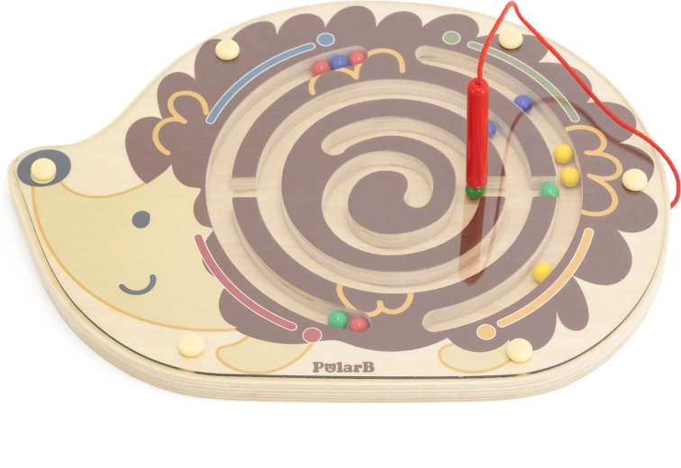 Laberinto magnético de erizo para precisión manual
