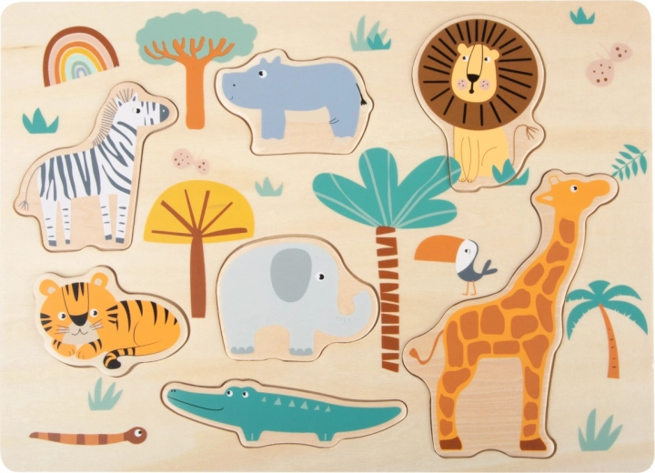 Aprender jugando: formas y animales del safari