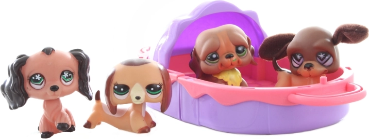 Perritos adorables para juegos creativos