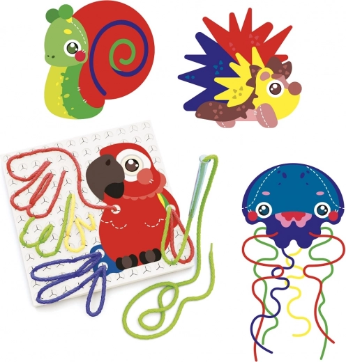 Motivos coloridos de animales