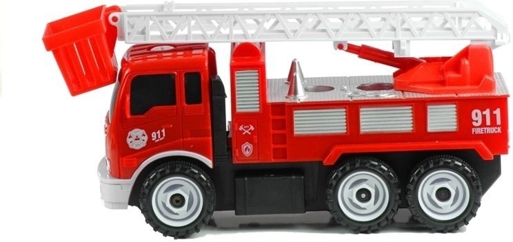 Diseño fiel del camión de bomberos