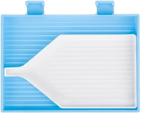 Clasificación y vertido rápidos gracias a las bandejas con boquilla