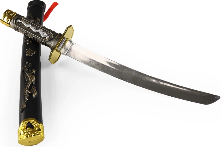Katana con funda decorativa