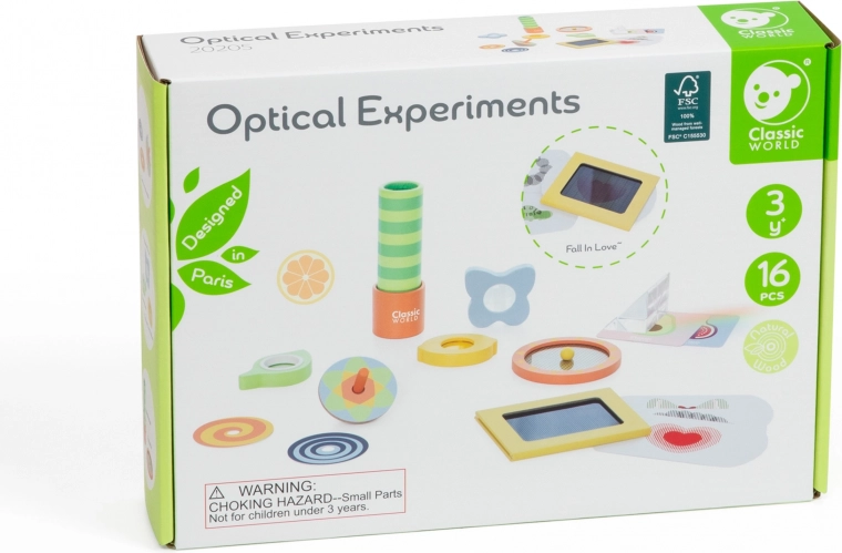 Experimentos ópticos para pequeños científicos