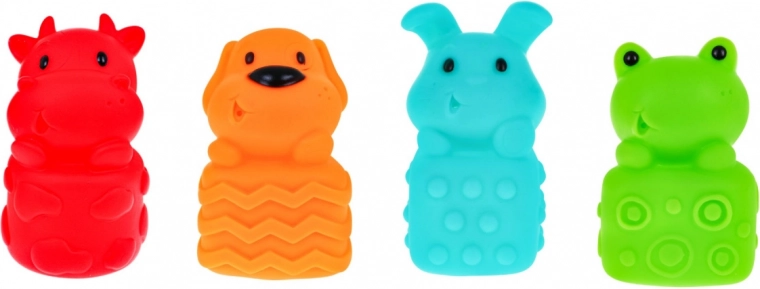 Tiernos animalitos para diversión y práctica del agarre