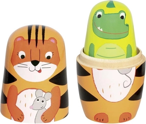 Divertido encaje y descubrimiento de tamaños