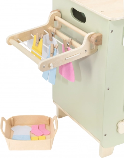 Tendedero plegable con pinzas