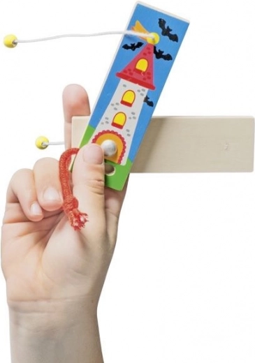 Diseño de madera resistente para la mano pequeña de un niño