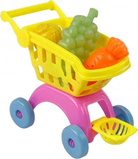 Carrito de compra colorido