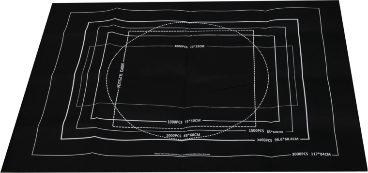 Marcado preciso para diferentes tamaños de puzzle