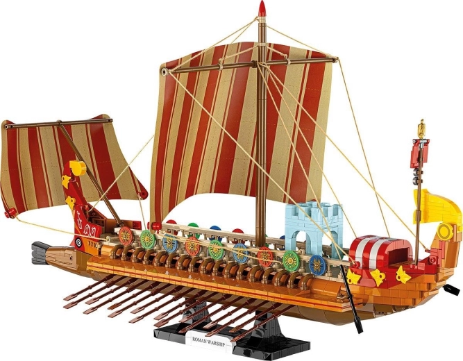 Barco de guerra detallado