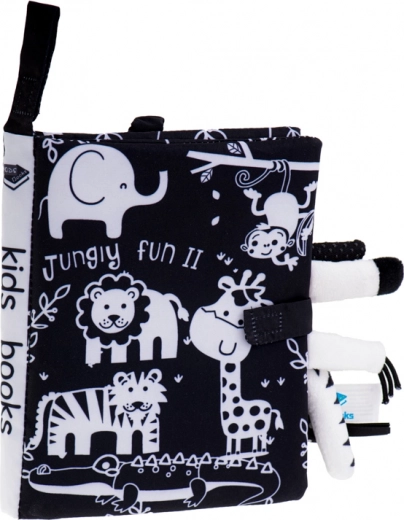 Ilustraciones de safari en blanco y negro de alto contraste