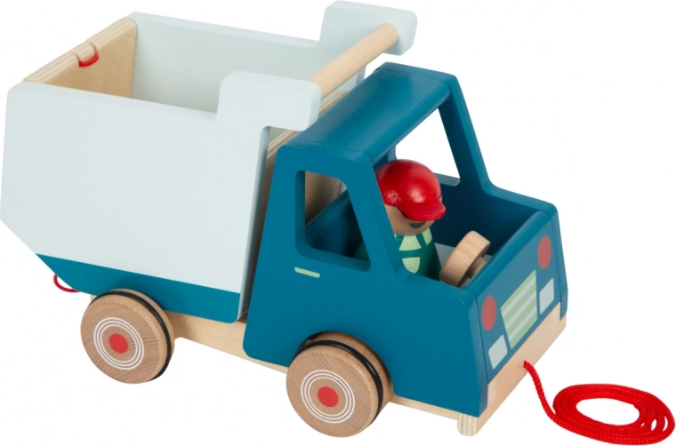 Caja basculante móvil y conductor