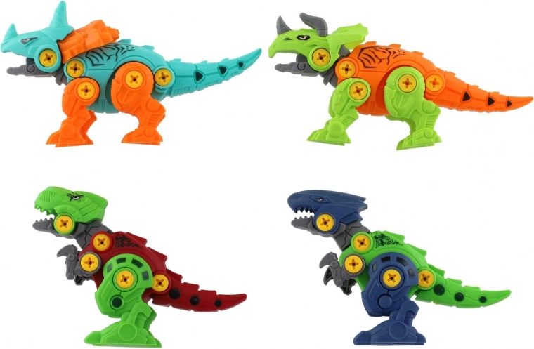 Figuras articuladas y coloridas