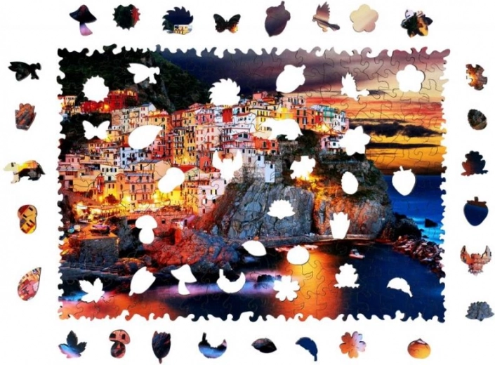 Piezas de forma única con figuritas que se mantienen en pie