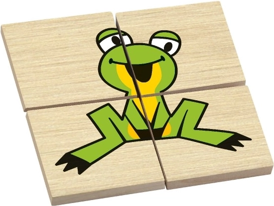 Piezas grandes y seguras de 4 × 4 × 0,6 cm