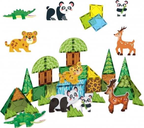 Conexión magnética para construcciones 3D estables