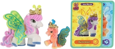 Set de dos figuras y tarjetas