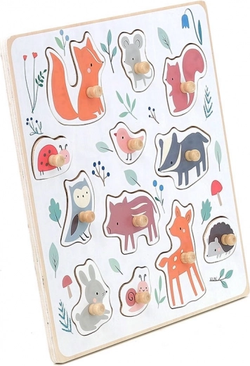 12 animales del bosque para aprender vocabulario