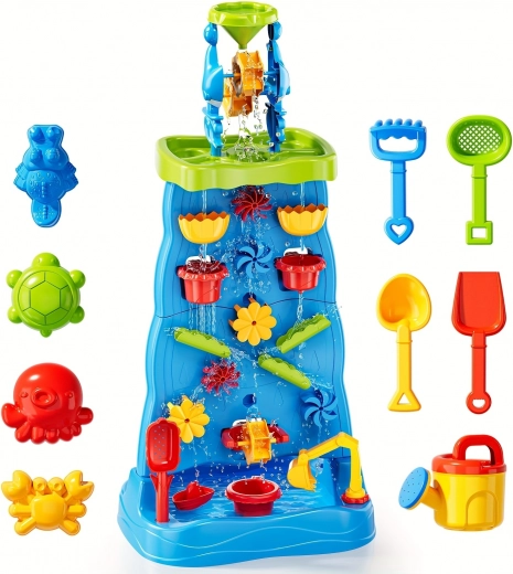 Accesorios abundantes para agua y arena