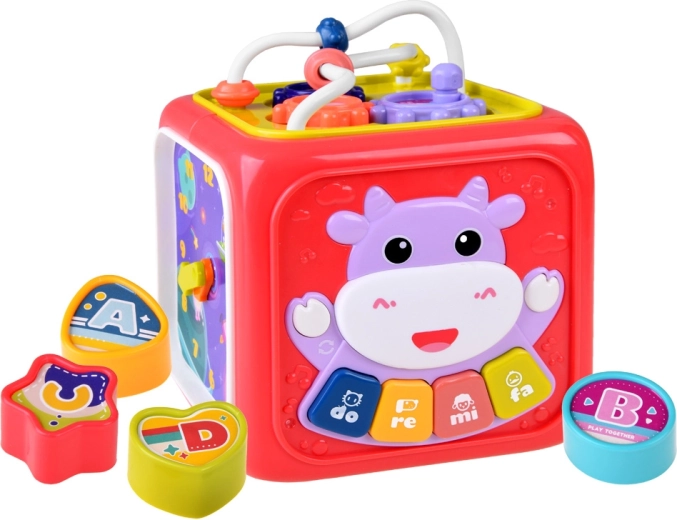 Pianito luminoso con sonidos de animales y melodías