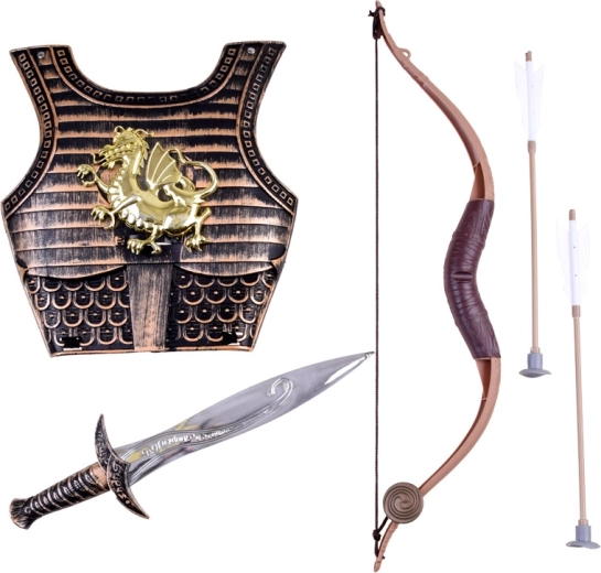 Equipamiento completo de caballero para juego de roles