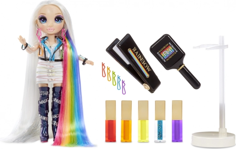 Colores que cambian y efecto brillante