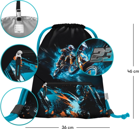 Práctico bolsillo frontal con cremallera