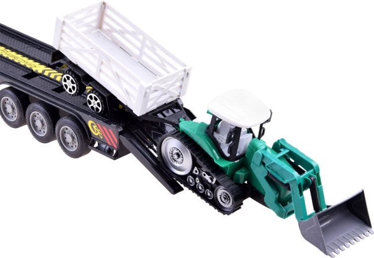 Tractor con remolque sin baterías