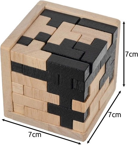 Cubo compacto de 7 × 7 × 7 cm