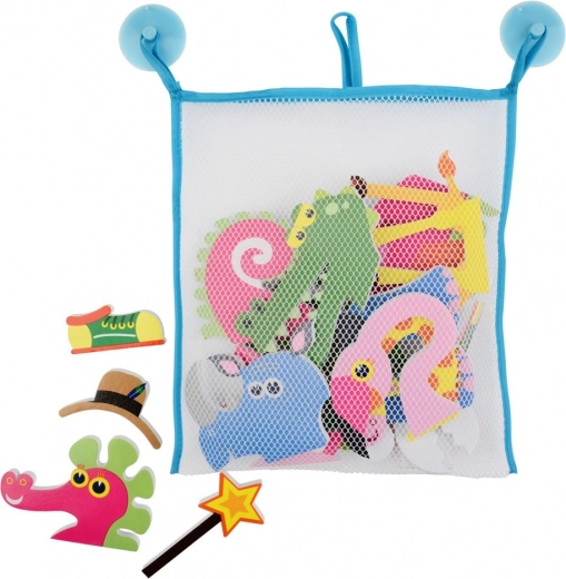 Malla de almacenamiento con ventosas