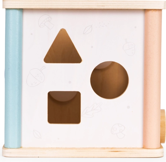 Clasificador de formas con bloques de colores