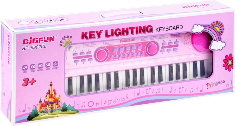 Teclas iluminadas para un aprendizaje fácil