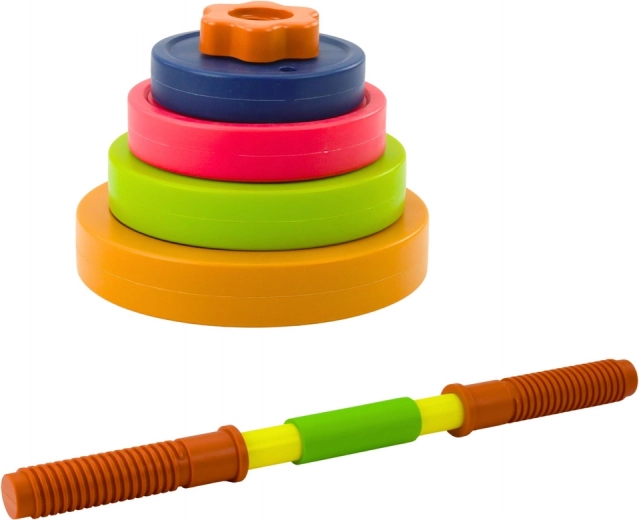 Montaje variable de discos de colores