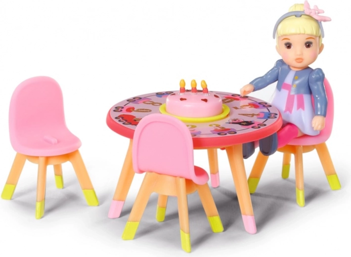 Set con mesa de cumpleaños y sillitas