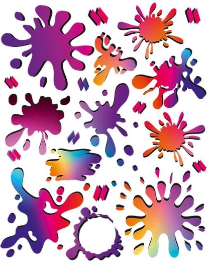 Colores vivos y motivos divertidos