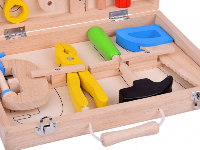 Todo lo necesario en un maletín de madera resistente