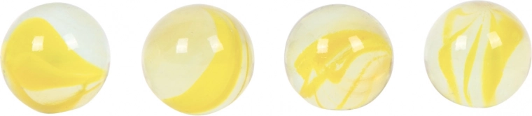 Incluye canicas de vidrio