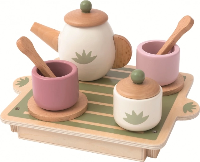 Madera suave y colores pastel