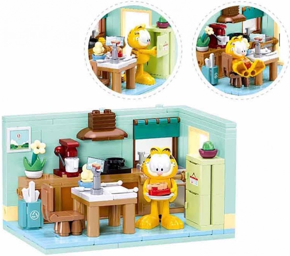 Cocina llena de detalles para un juego realista