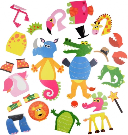 31 piezas de colores para combinaciones infinitas