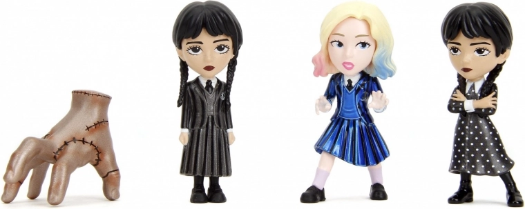 Paquete de cuatro personajes de Wednesday
